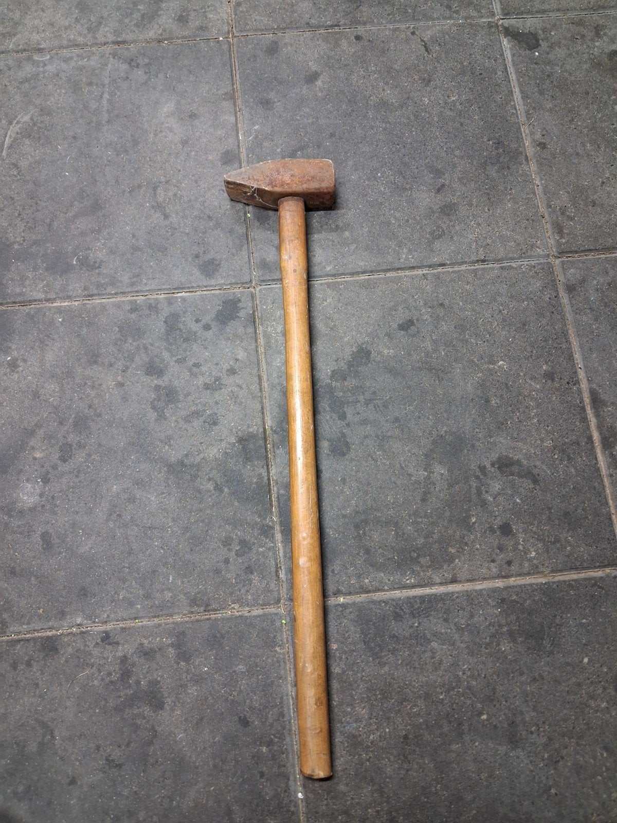 Robuuste Voorhamer met Lange Steel, Ophalen of Verzenden, Gebruikt, Hamer, Overige merken