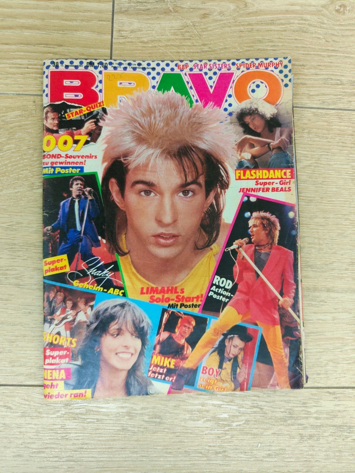 Duits muziekblad Bravo nr. 38 uit 1983 met super Posters, Ophalen of Verzenden, 1980 tot heden, Nederland, Tijdschrift