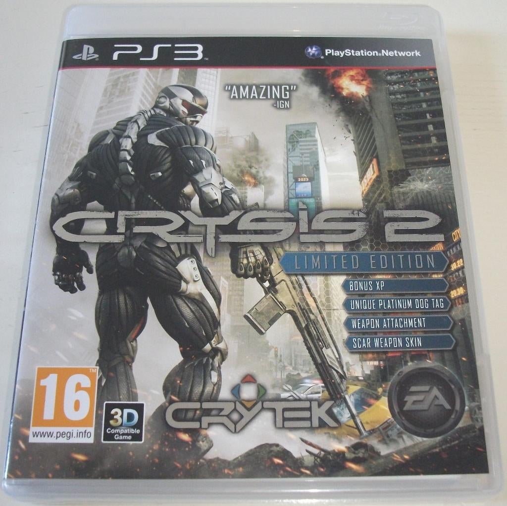 PS3 Game *** CRYSIS 2 *** Limited Edition, Online, Shooter, 1 speler, Ophalen of Verzenden