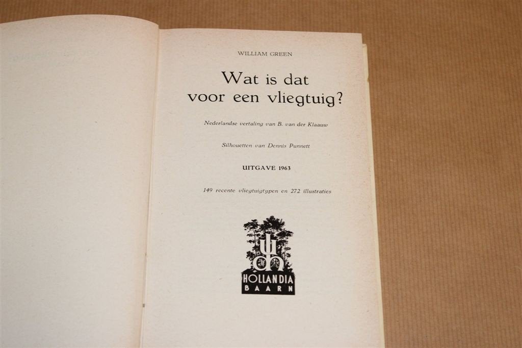 Wat is dat voor een Vliegtuig? [1963] — 149 Typen / 272 Ill., Gebruikt, Schaalmodel, N.v.t., N.v.t.