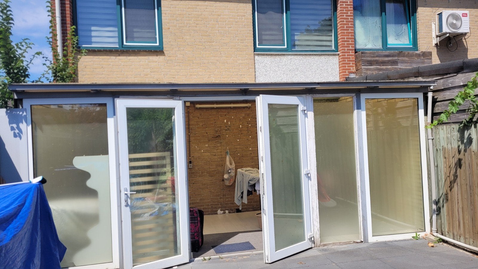 serre, Ophalen of Verzenden, Gebruikt, Hout, Raamkozijn