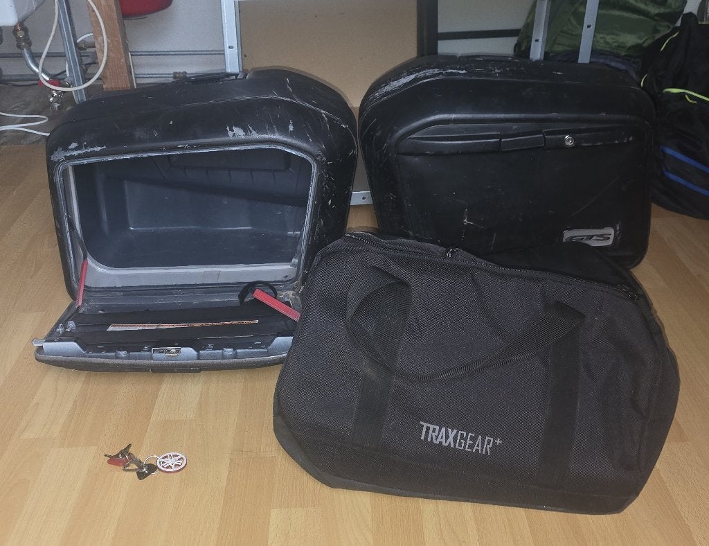 Kofferset Yamaha GTS1000, Ophalen of Verzenden, Gebruikt