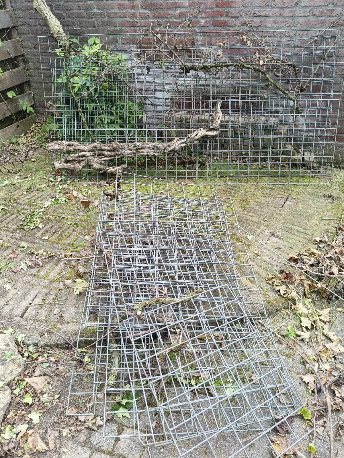 Gratis: Metalen gaaspanelen voor tuin of project, Ophalen, Gebruikt