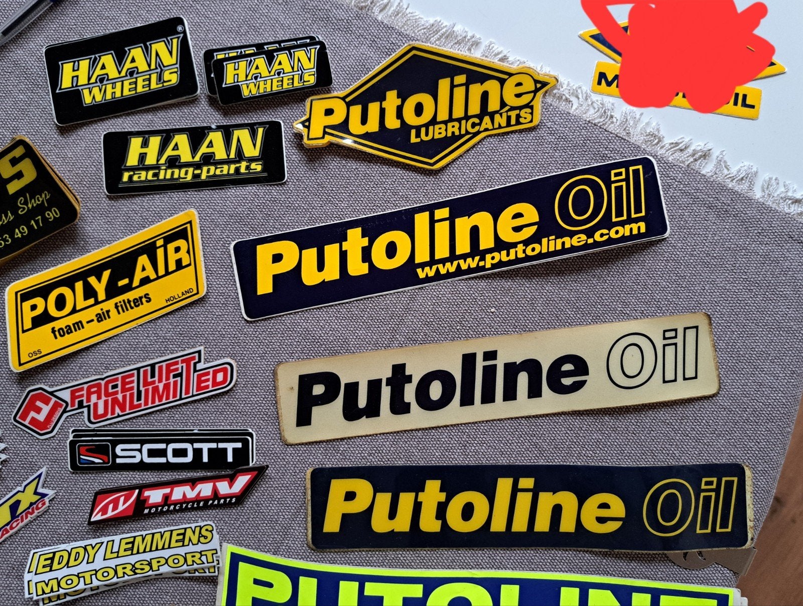 Diverse new old stock nieuwe en vintage crossmotor stickers2, Ophalen of Verzenden, Nieuw, Auto of Motor