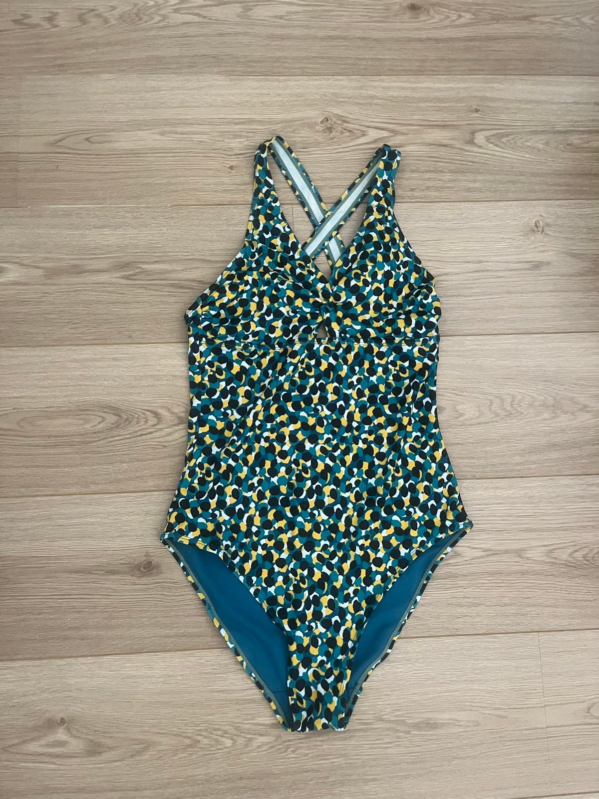 Hema Badpak Maat M - Kleurrijk patroon, Kleding | Dames, Ophalen of Verzenden, Gedragen, Meerkleurig, Badpak