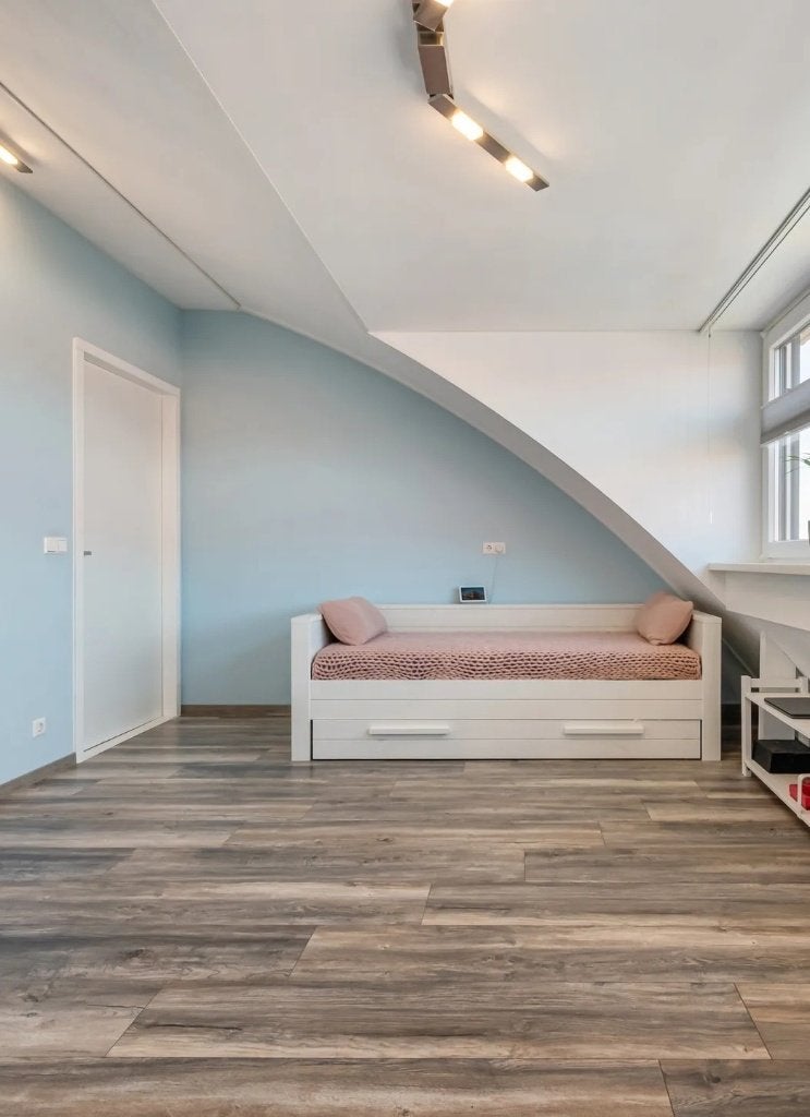 Slaapkamer Dennis Woood Wit, Ophalen, Gebruikt, Eenpersoons, Stoer, modern