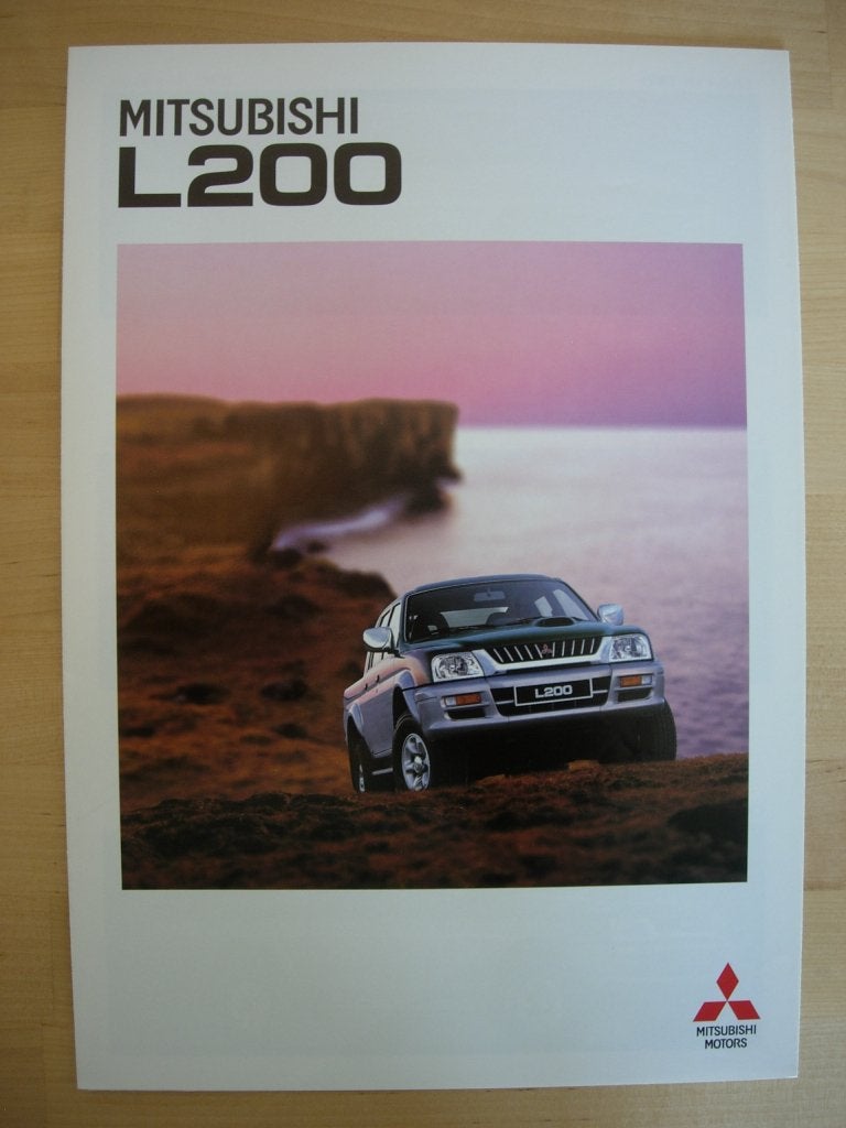 Mitsubishi L200 Pick-Up Brochure 1999 – Pickup L-200, Mitsubishi, Ophalen of Verzenden, Mitsubishi, Zo goed als nieuw