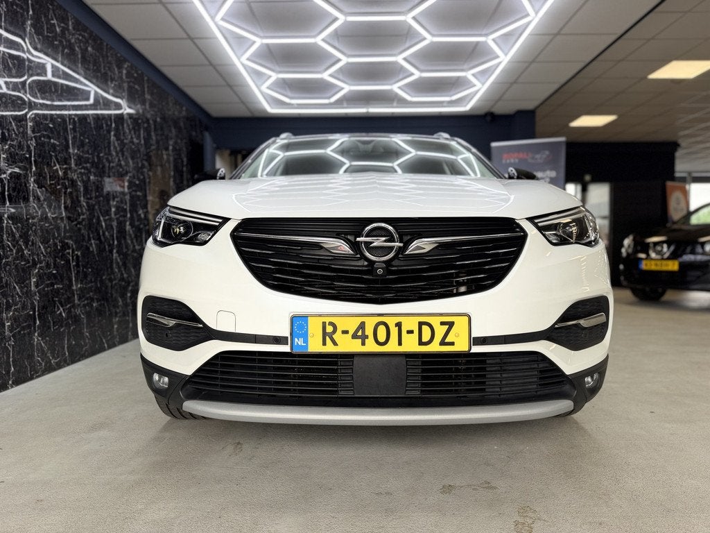 Opel Grandland X 1.6 Turbo Ultimate (bj 2019, automaat), Auto's, Opel, 1380 kg, Gebruikt, 4 cilinders, Wit