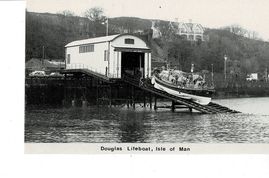 Vintage kaart  Douglas Lifeboat, Isle of Man, Ophalen of Verzenden, Zo goed als nieuw, Motorboot, Kaart, Foto of Prent