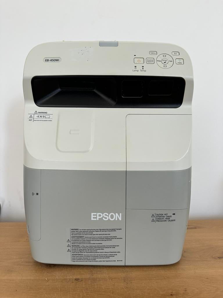 Epson EB450Wi beamer te koop, HD (720), Epson, Ophalen of Verzenden, Zo goed als nieuw