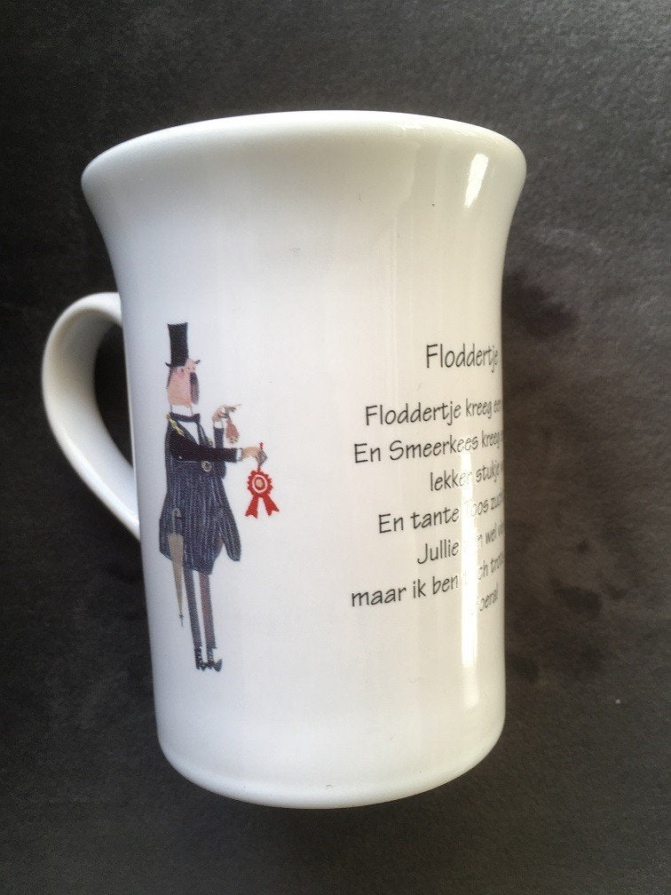Mok Floddertje Annie M.G. Schmidt, Ophalen of Verzenden, Nieuw, Porselein, Kop en/of schotel