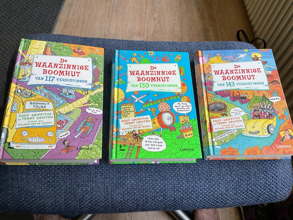 De Waanzinnige Boomhut boeken - 3 delen, Boeken, Ophalen of Verzenden, Zo goed als nieuw, Fictie