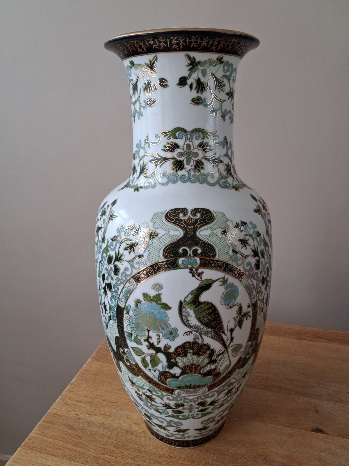 Japans porceleinen vaas, Saji Fine China antiek, gemerkt, Antiek en Kunst, Ophalen of Verzenden