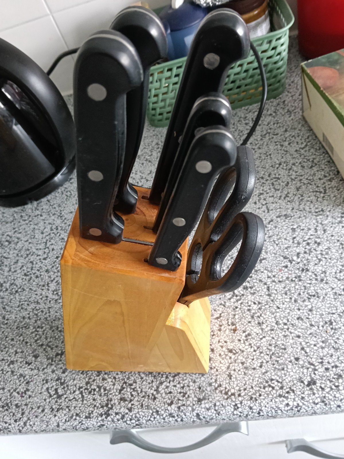 Te koop aangeboden messenset, Ophalen of Verzenden