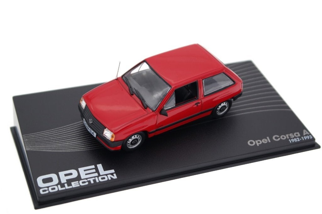 28652: Opel Corsa A - 1982-1993 - Atlas 1:43, Hobby en Vrije tijd, Modelauto's | 1:43, Auto, Ophalen of Verzenden, Zo goed als nieuw