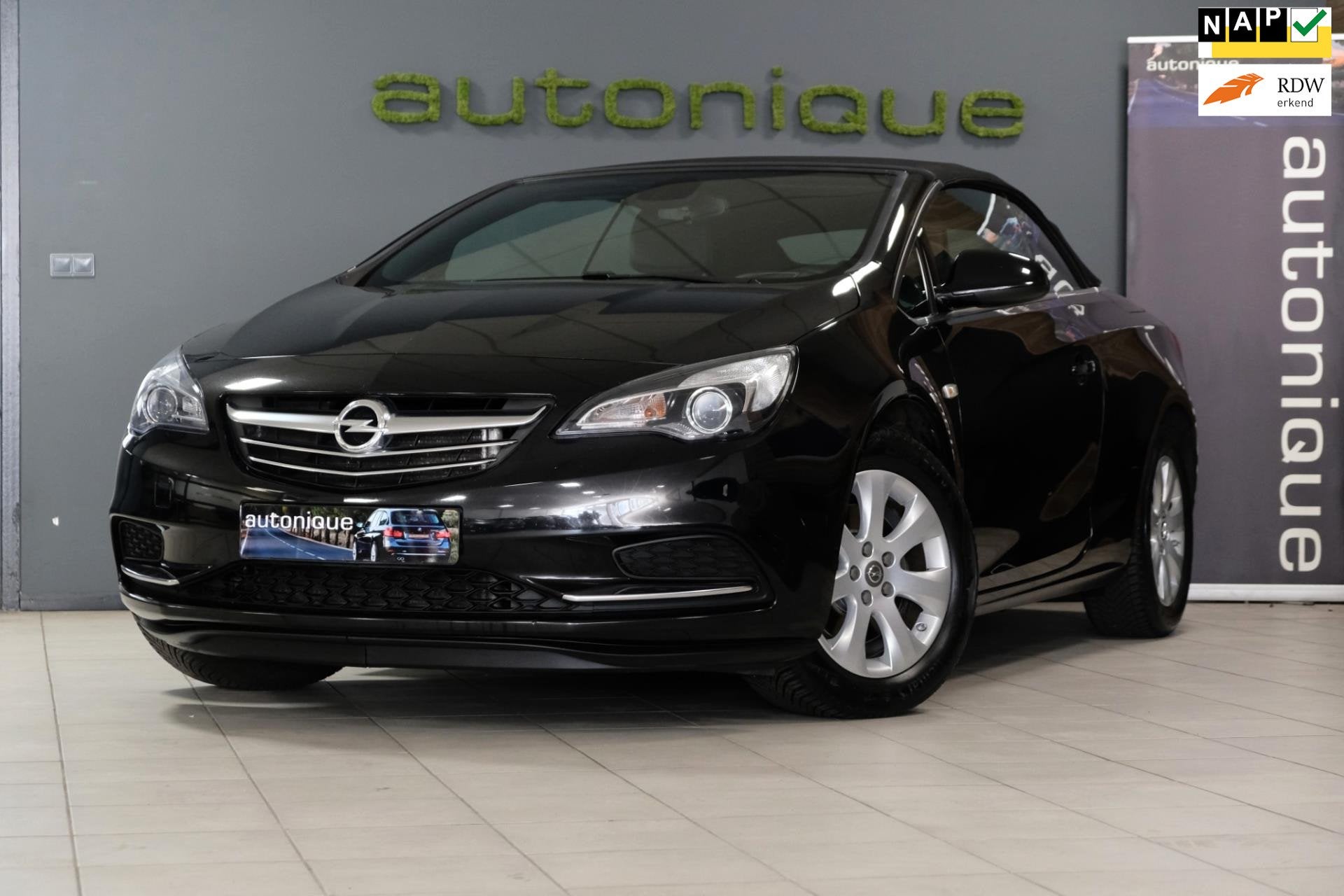 Opel Cascada 1.4 Turbo Edition clima/windschot, Auto's, Opel, Voorwielaandrijving, 15 km/l, Gebruikt, Zwart
