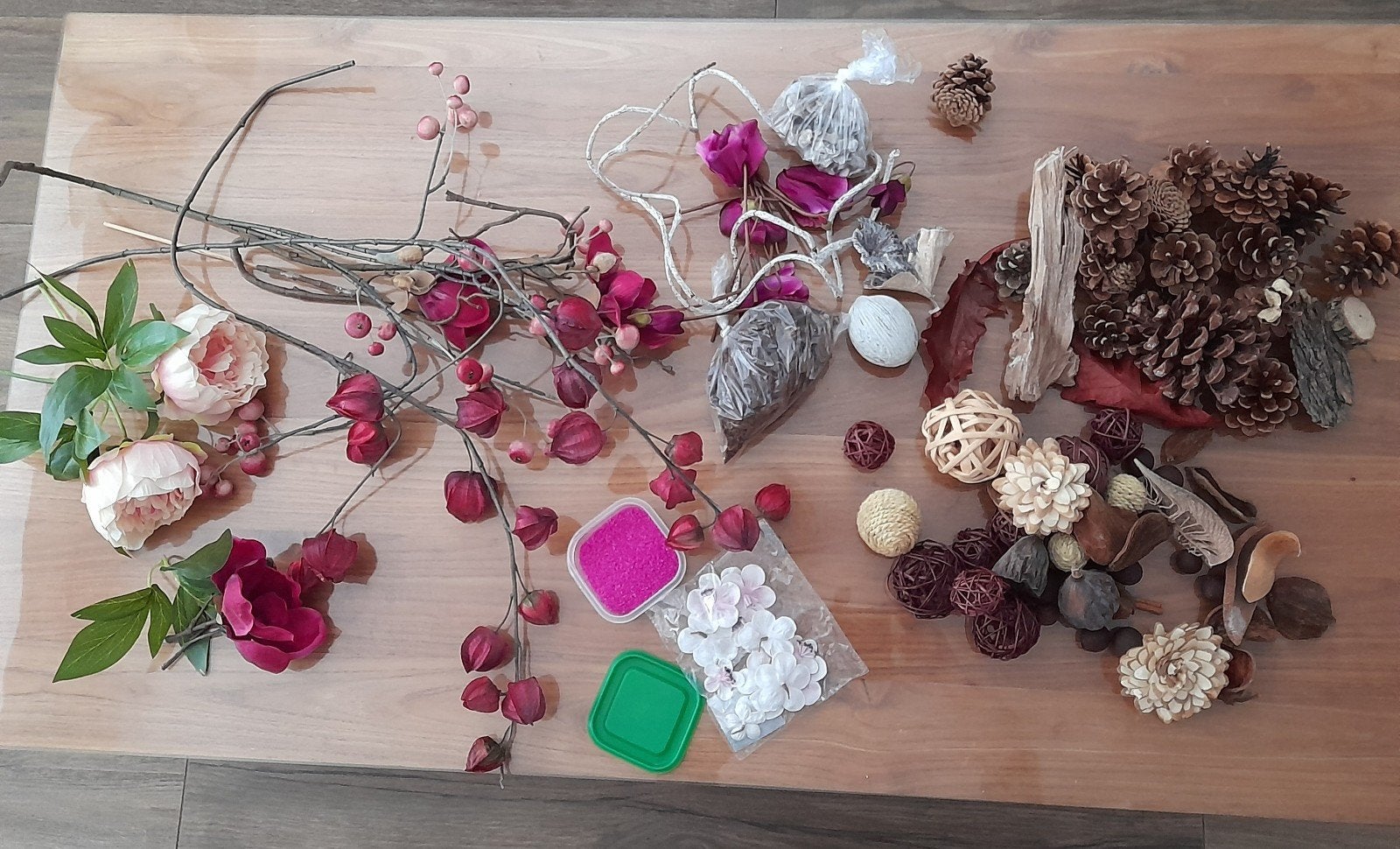 Woonaccessoires, bloemen, herfstspullen ed, Ophalen, Gebruikt