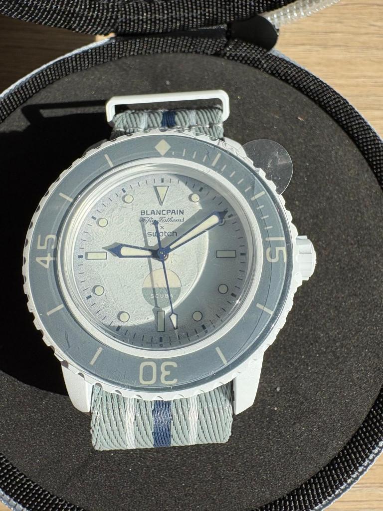 Swatch x Blancpain watch, Sieraden, Tassen en Uiterlijk, Horloges | Heren, Kunststof, Verzenden, Polshorloge, Nieuw