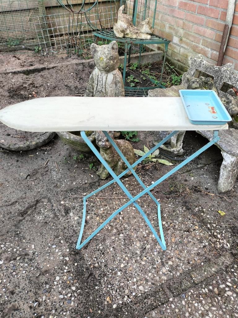Vintage Brocante TRIANG pop kinder strijkplank blauw, Ophalen of Verzenden
