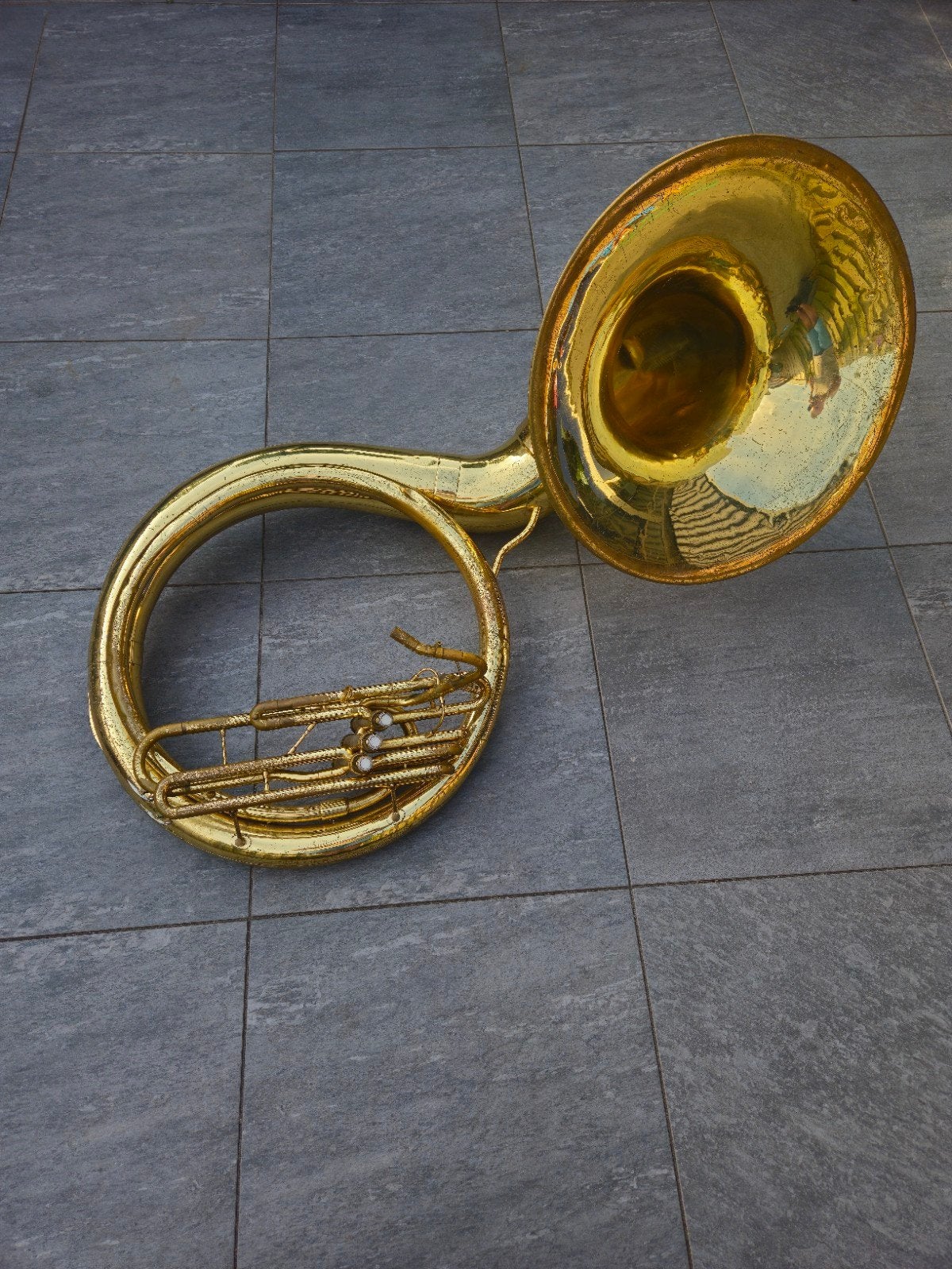 Jupiter bess Sousafoon met Koffer, Ophalen of Verzenden, Gebruikt, Met koffer