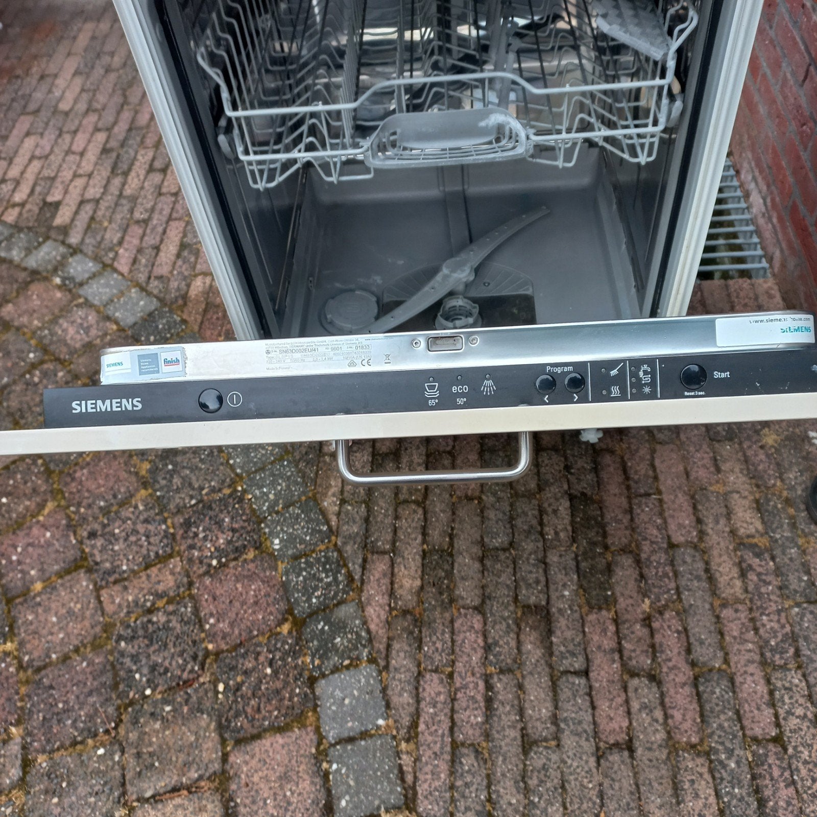 Siemens vaatwasser, is niet kapot, Ophalen, Gebruikt, Minder dan 85 cm