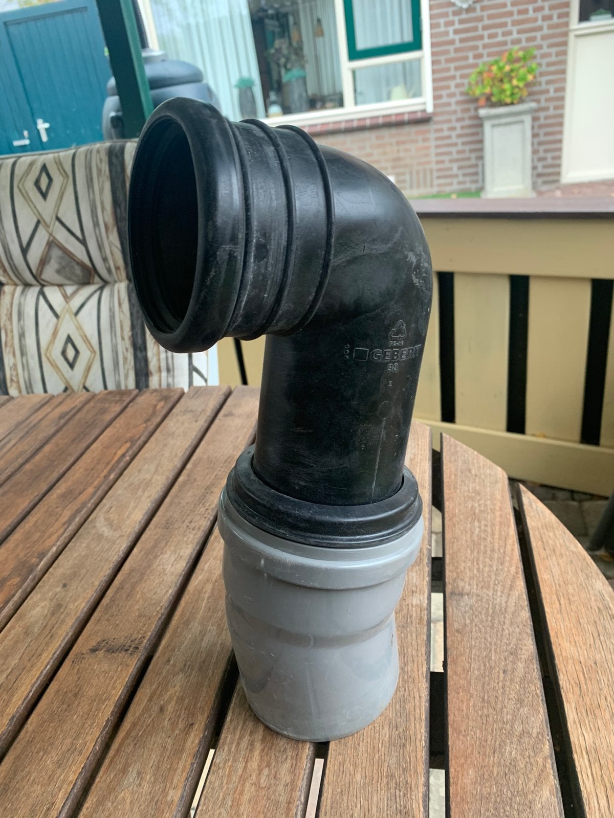 Toilet aansluiting, Ophalen, Afvoer, Pvc, Zo goed als nieuw