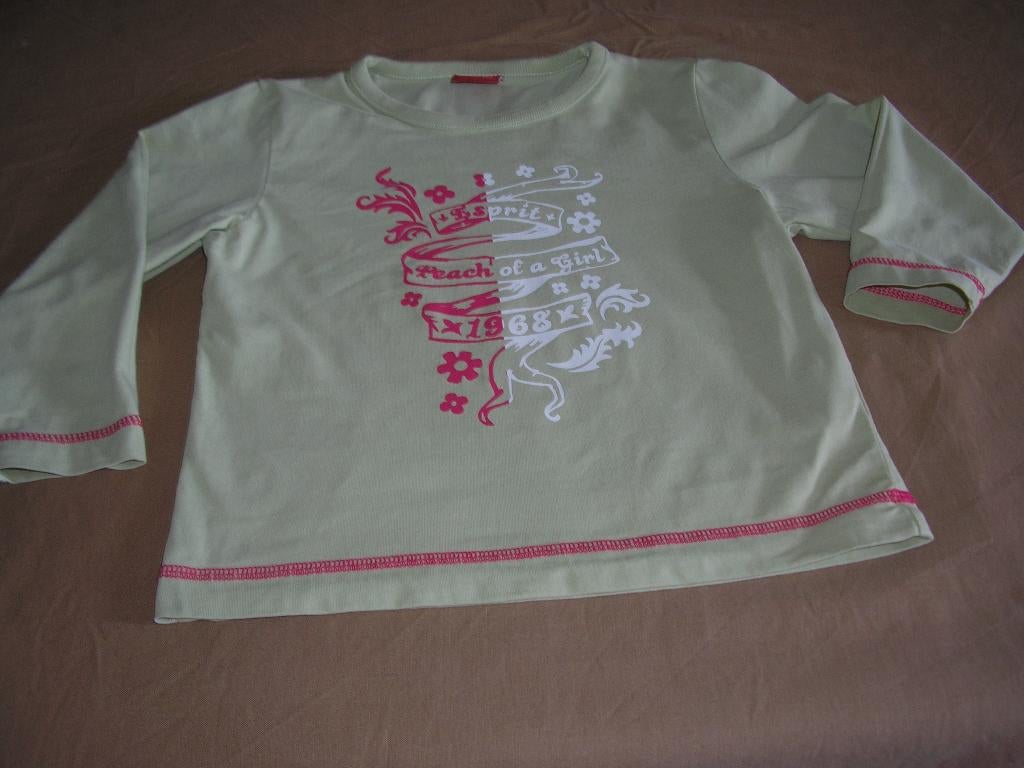 Longsleeve van Esprit maat 92-98, Kinderen en Baby's, Kinderkleding | Maat 92, Ophalen of Verzenden, Zo goed als nieuw, Meisje