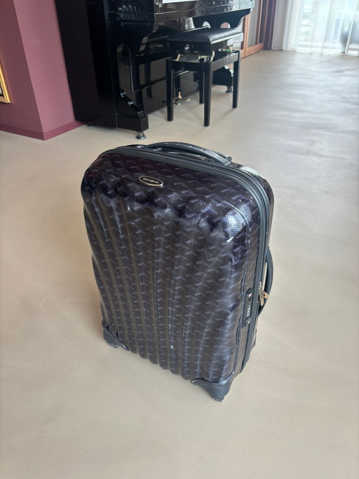 Samsonite cosmolite (c-lite) handbagage 55cm special edition, Ophalen, 50 tot 60 cm, Hard kunststof, Zo goed als nieuw