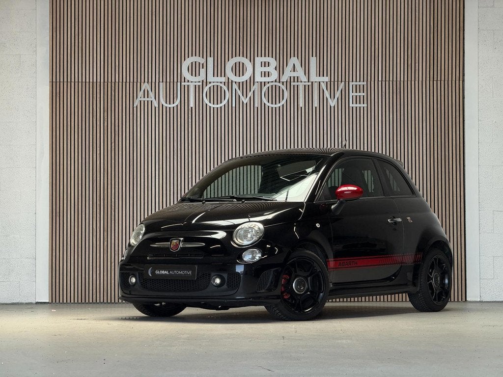 Fiat 500 1.4-16V Abarth - ESSEESSE - MONZA - LEDER - NW DIST, Voorwielaandrijving, Euro 5, 4 cilinders, Zwart