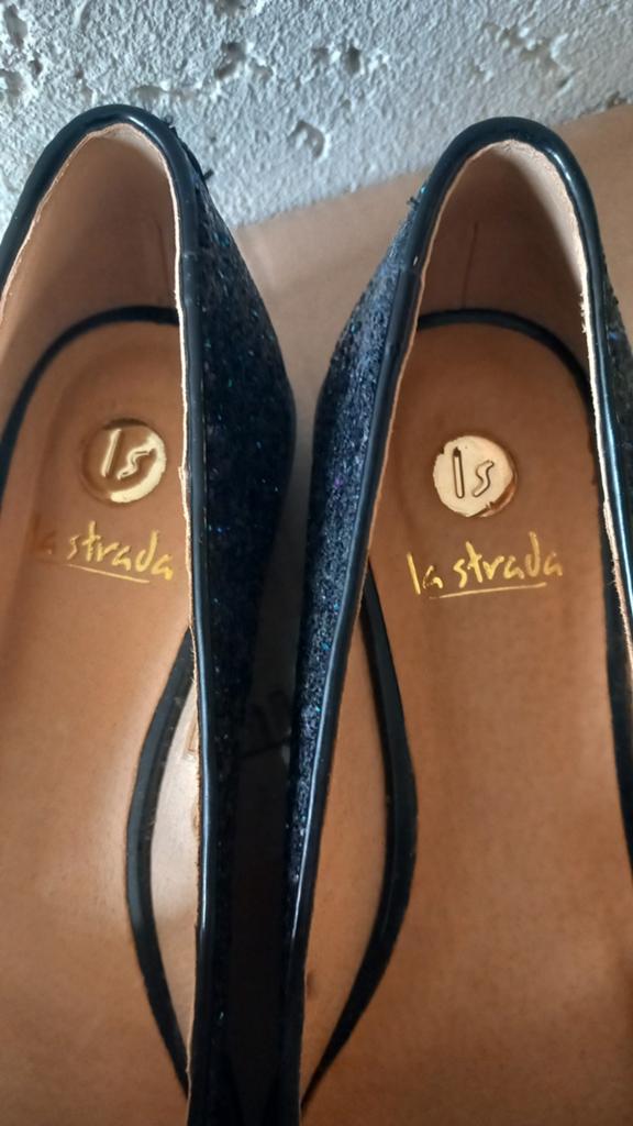 Dames schoenen, Ophalen of Verzenden, Zo goed als nieuw, Zwart, Loafers