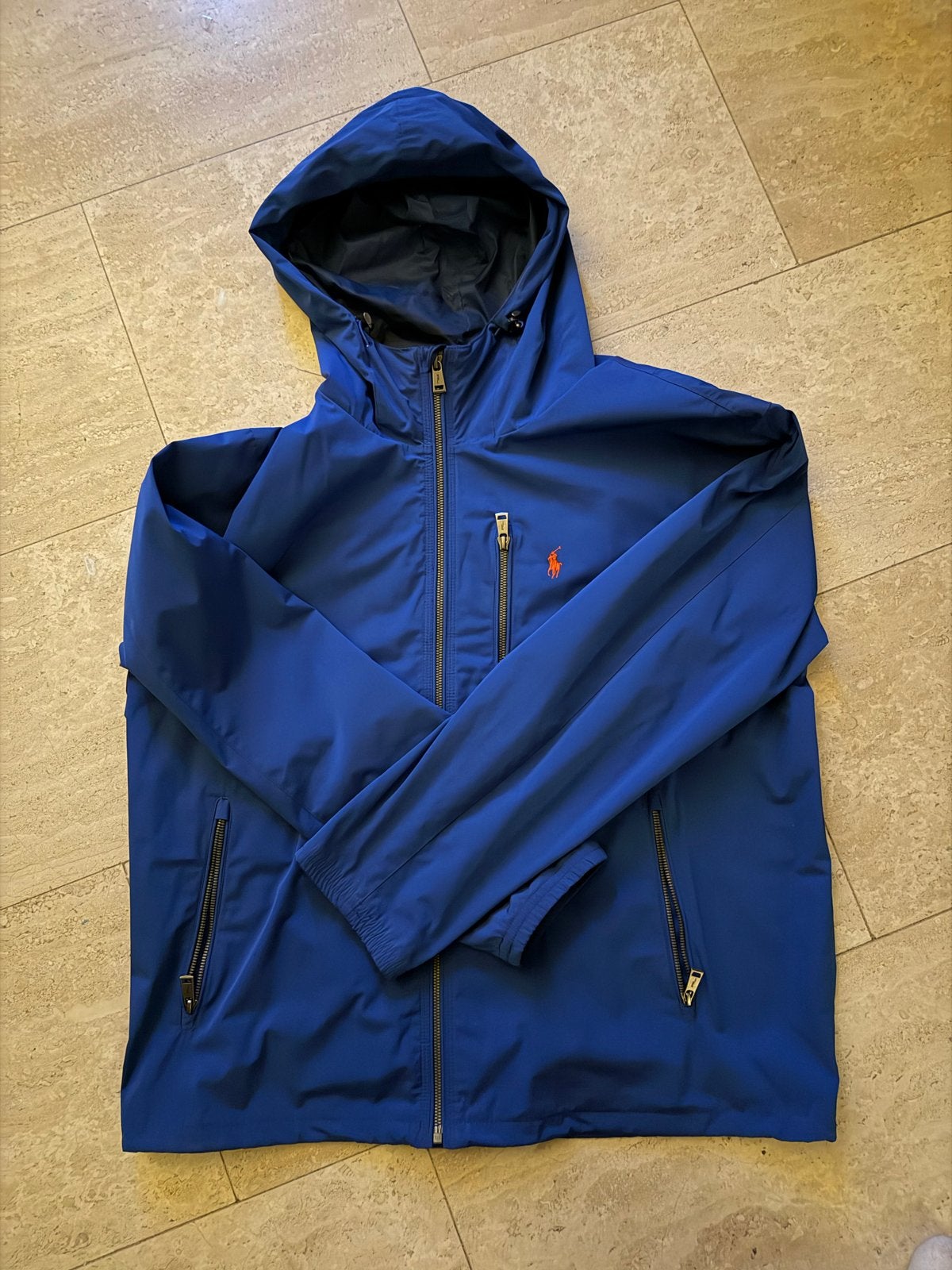Ralph Lauren Windjack - Maat XL, Ophalen of Verzenden, Gedragen, Maat 56/58 (XL), Blauw