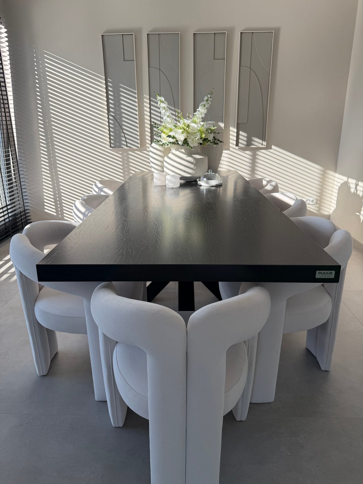 Eettafel van PUUUR Interiors (240x100cm), Ophalen, Gebruikt, 100 tot 150 cm, 200 cm of meer