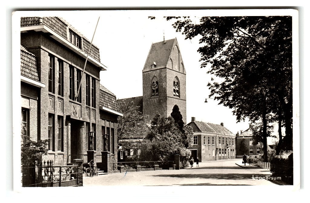 Loppersum, Verzenden, 1940 tot 1960, Gelopen, Groningen