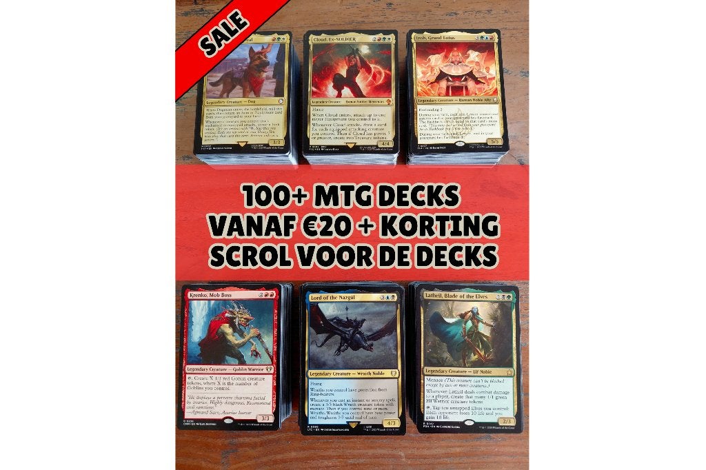 mtg commander decks beginners, korting bij meerdere decks!, Hobby en Vrije tijd, Verzamelkaartspellen | Magic the Gathering, Ophalen of Verzenden
