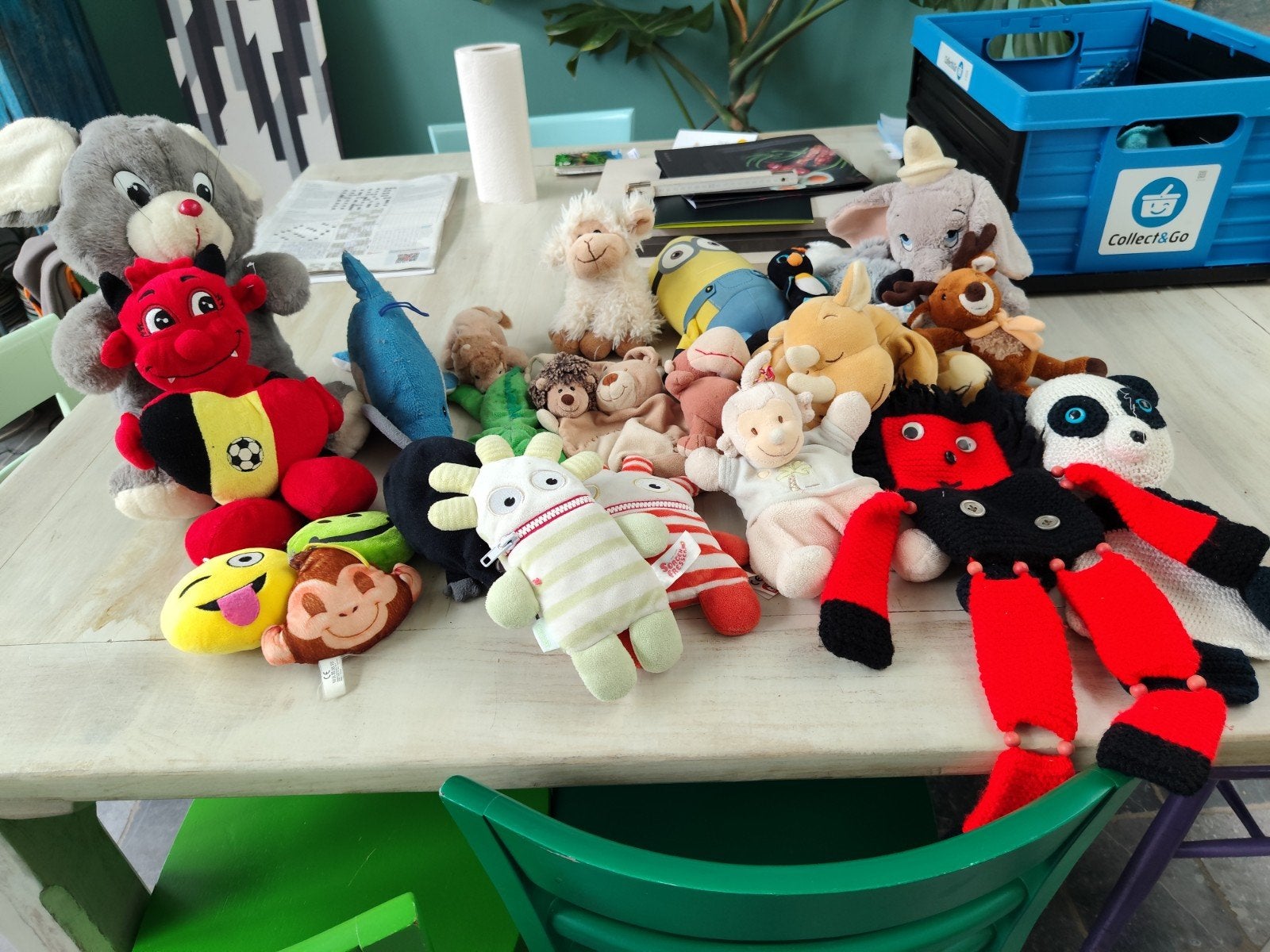 Knuffels en dekentje: Dumbo, Minion, zorgenvriendjes, Winnie, Gebruikt, Overige merken, Disney, Overige typen