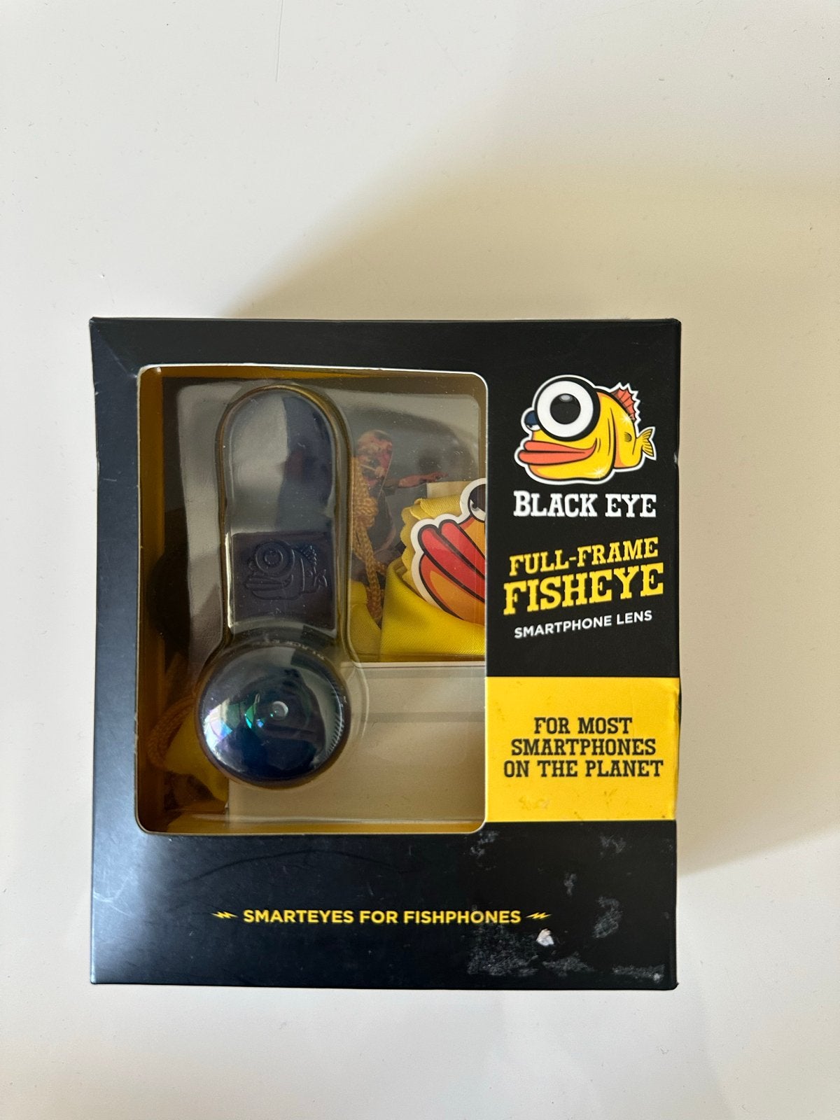Black Eye Full-Frame Fisheye Smartphone Lens, Ophalen of Verzenden, Zo goed als nieuw