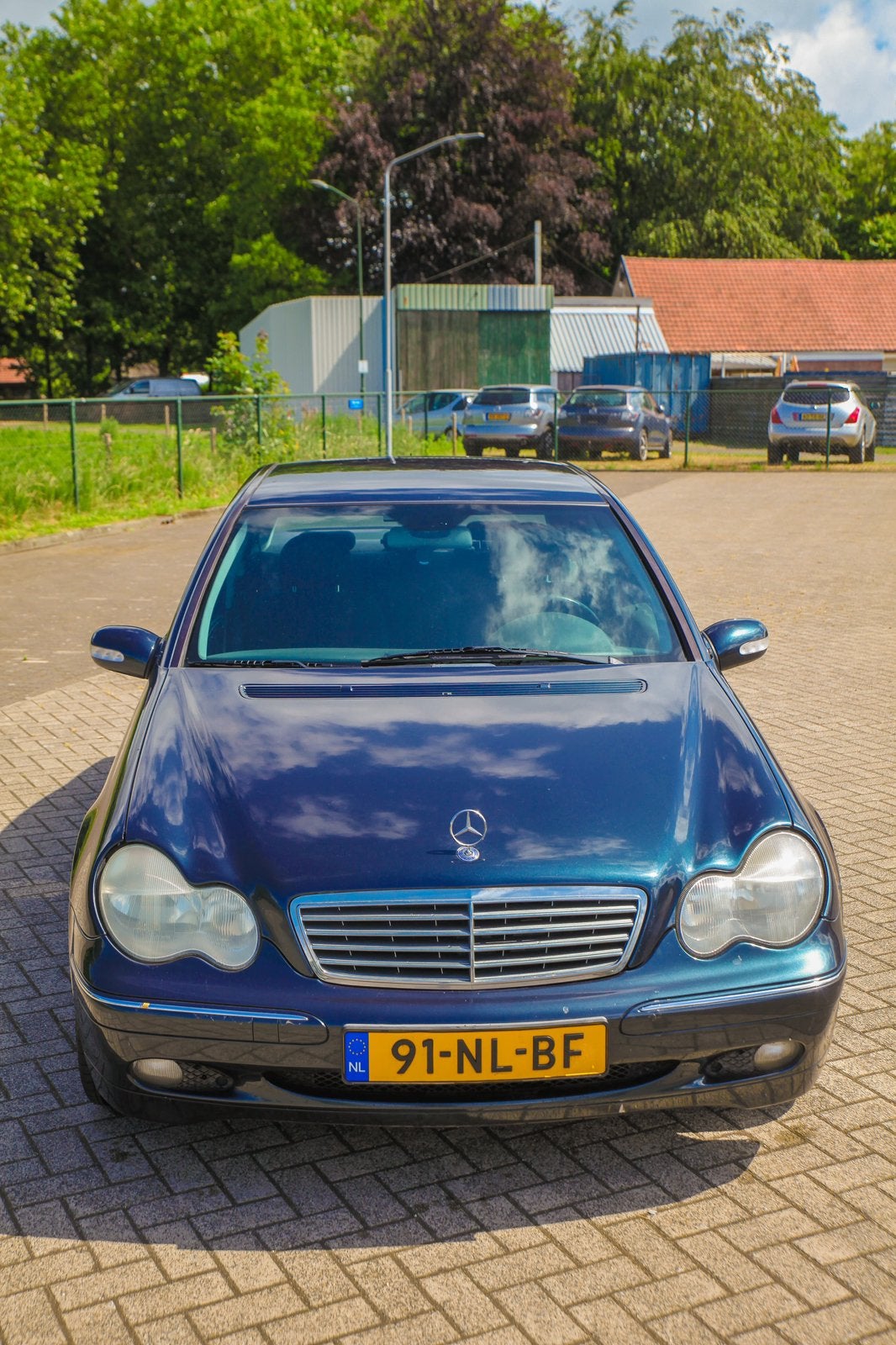 Mercedes-Benz C-Klasse 1.8 C200 Kompr Sedan AUT 2003 Zwart, Auto's, Automaat, Achterwielaandrijving, 4 cilinders, 1796 cc
