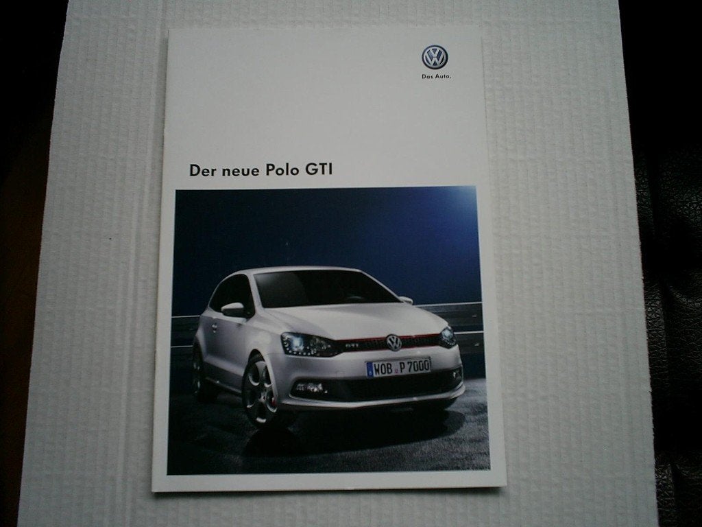 VW Der Neue Polo Gti [ 4 / 2010 ] 12 pag. Duits, Ophalen of Verzenden, Zo goed als nieuw, Volkswagen