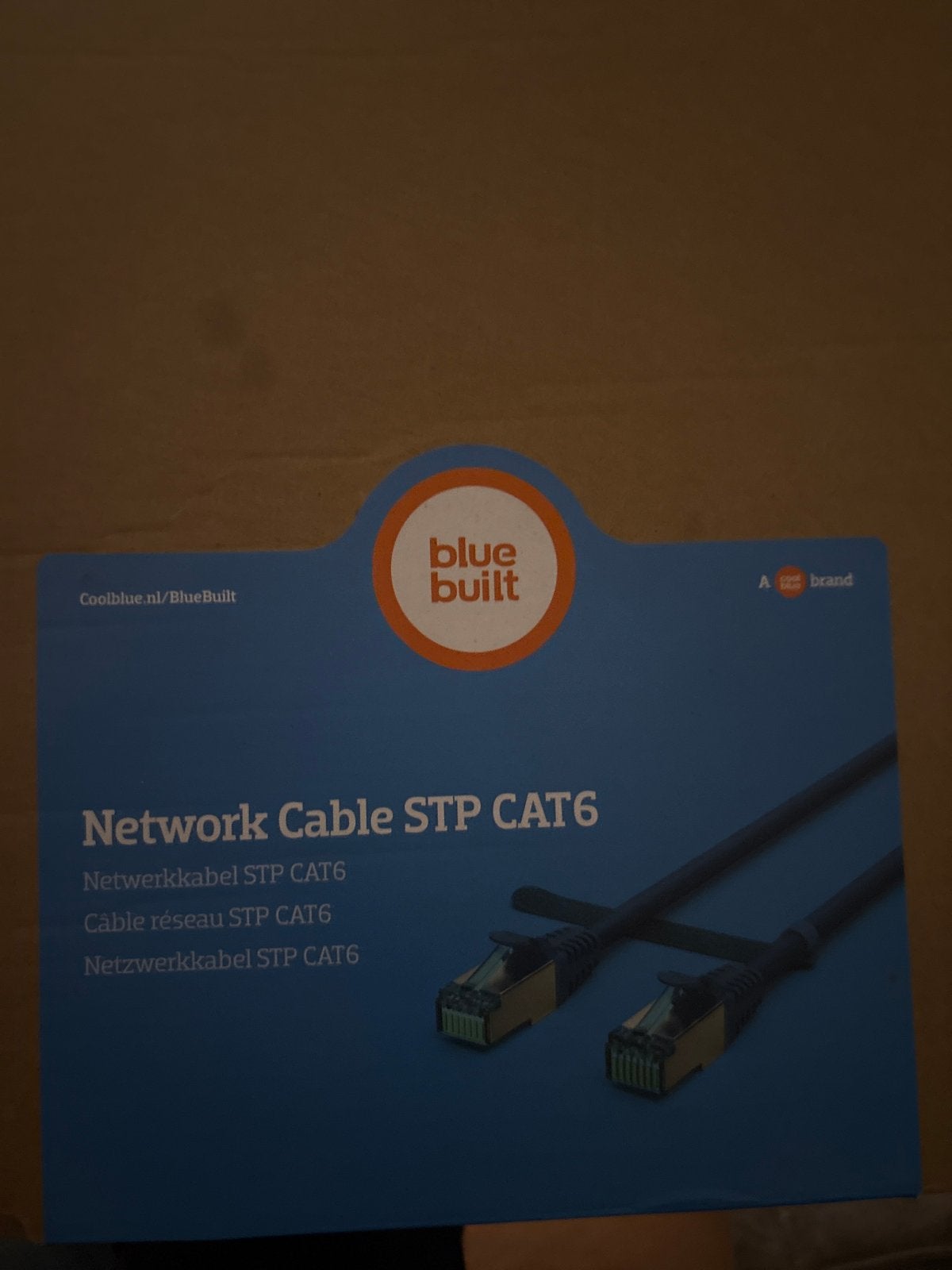 Internetkabel 30m - BlueBuilt STP CAT6 Netwerkkabel, Computers en Software, Ophalen, Nieuw