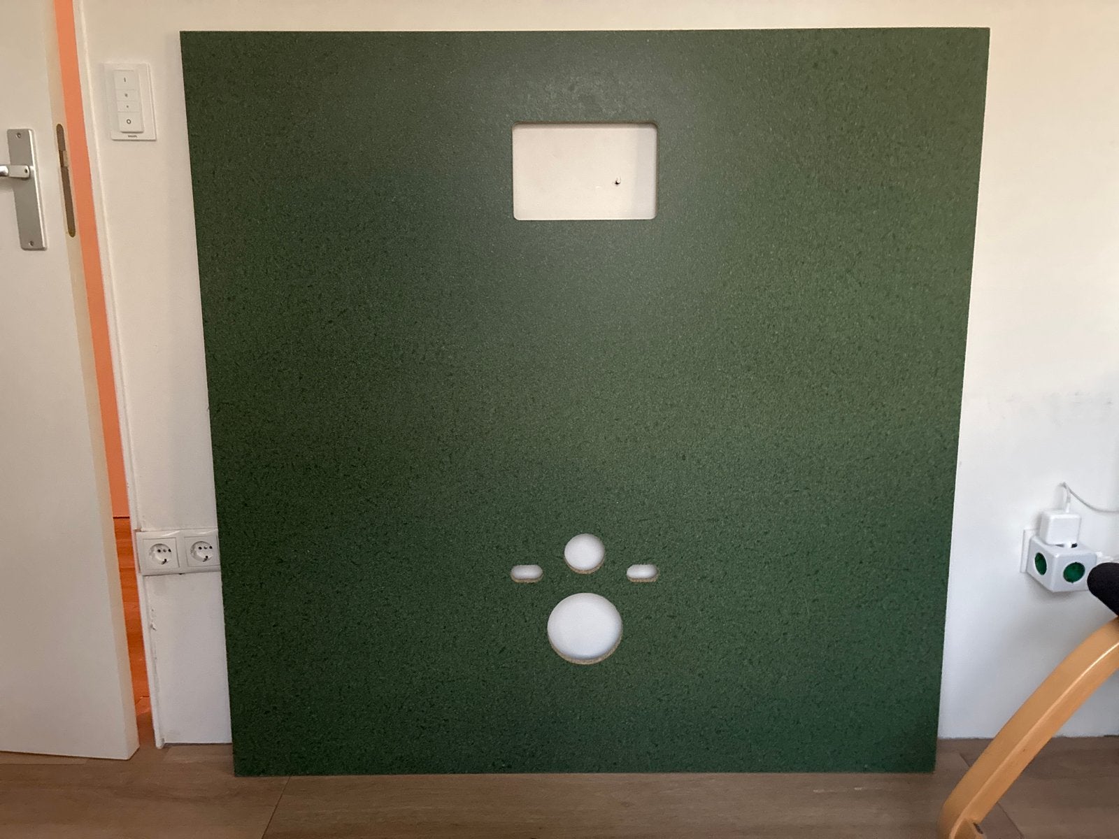 Wc paneel / toiletplaat 125x124cm, Ophalen, Nieuw