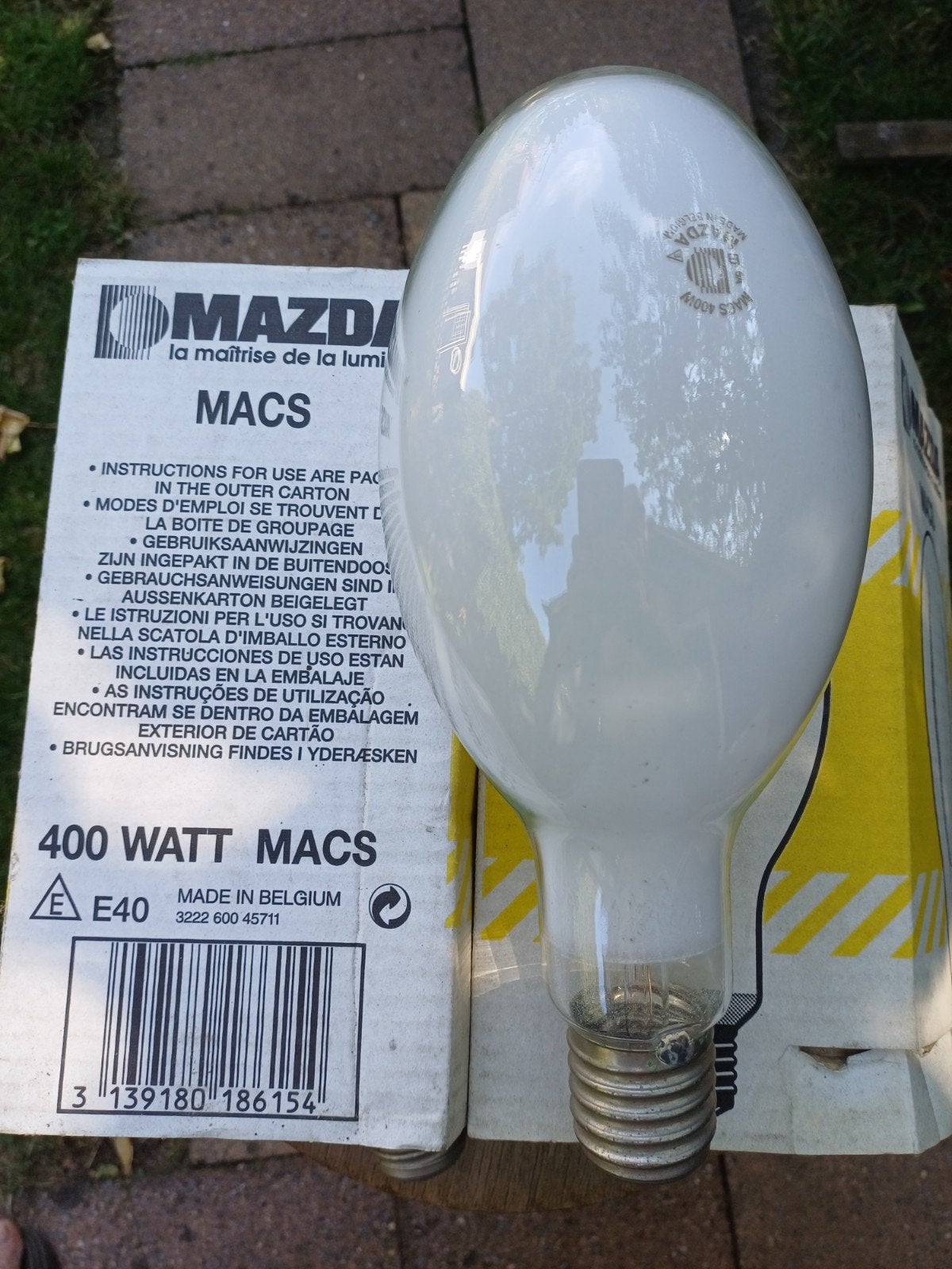 2x Mazda MACS 400 Watt Natrium hoge druk, Ophalen of Verzenden, Nieuw, E40, Overige typen