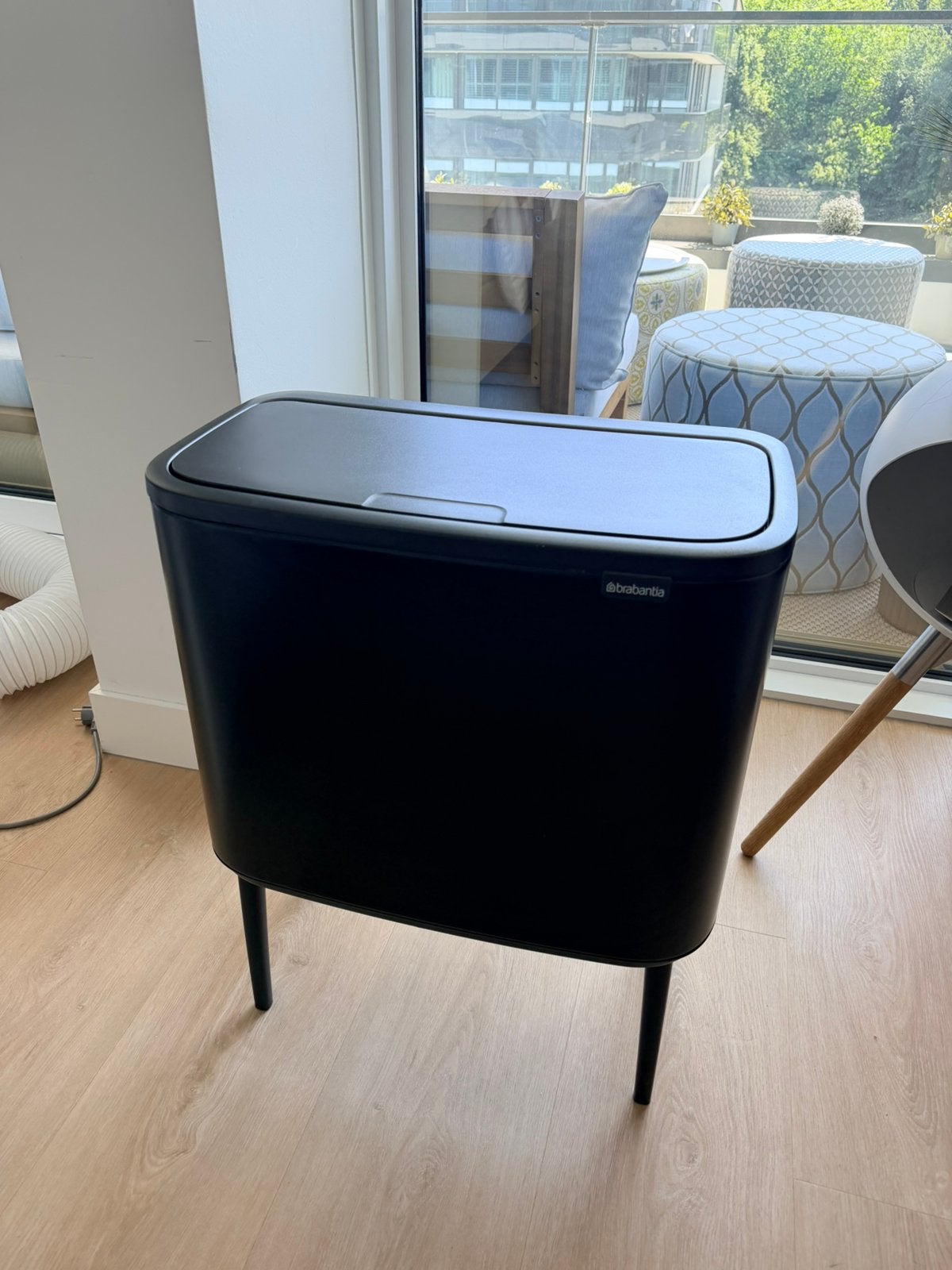 Brabantia prullenbak - BO TOUCH BIN, 40 liter of meer, Ophalen, Gebruikt, Rvs