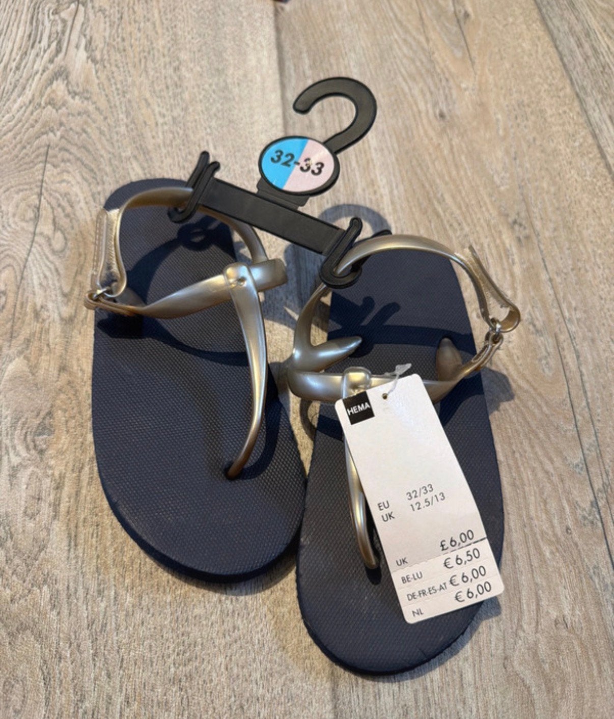 Nieuwe sandalen / slippers maat 32/33, Ophalen of Verzenden, Nieuw