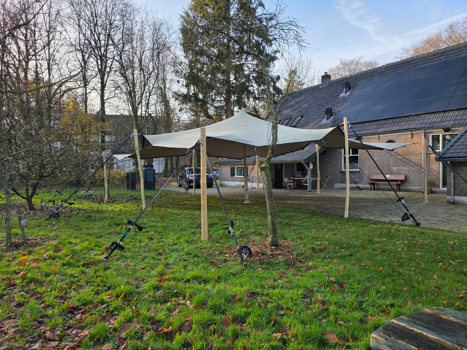 Stretchtent 10,5x12m - Zo goed als nieuw, hoge kwaliteit, Ophalen