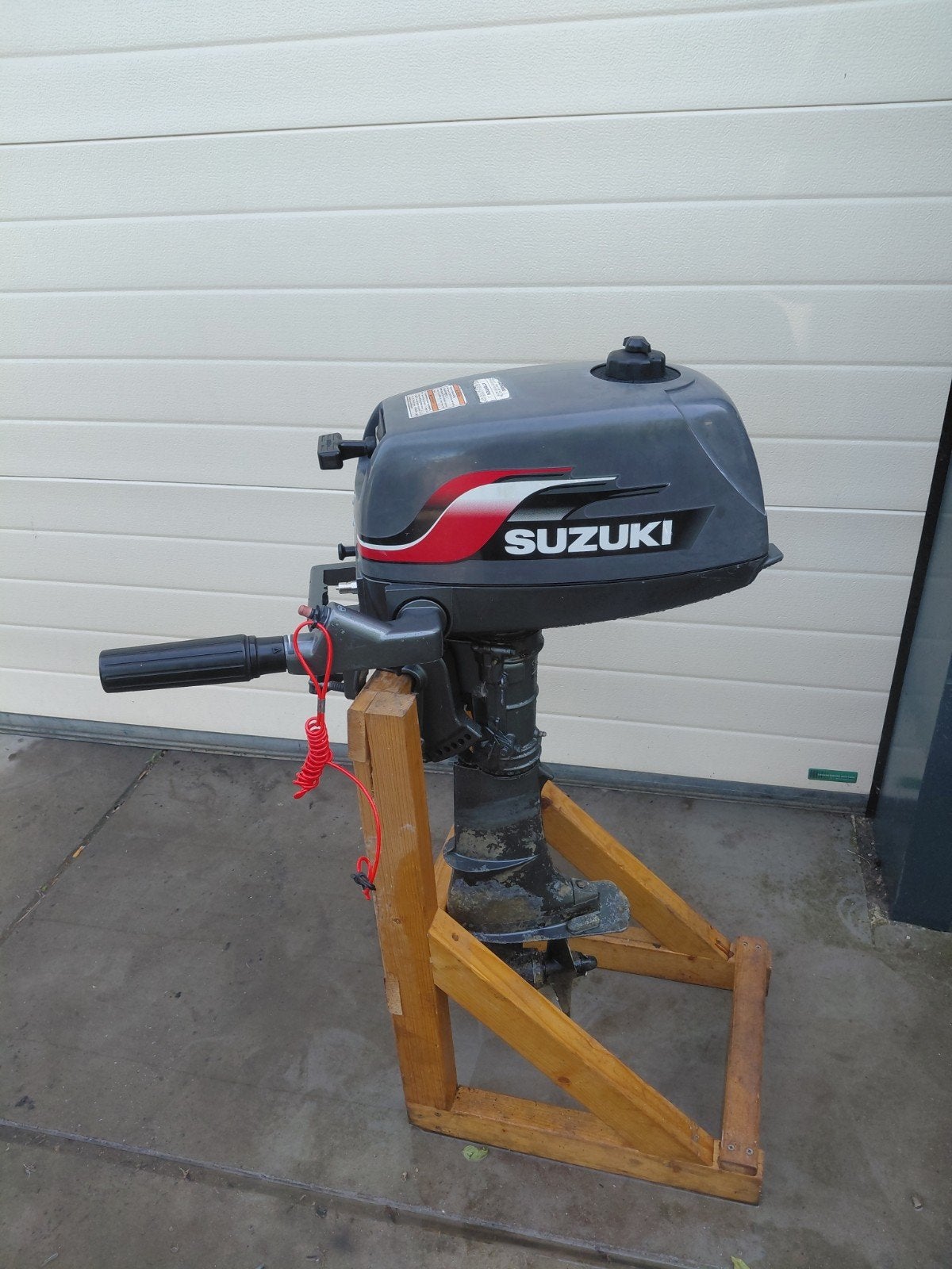 Suzuki 4pk 2 takt kortstaart, Watersport en Boten, Buiten- en Binnenboordmotoren, Ophalen, Gebruikt, Minder dan 5 pk, Viertaktmotor