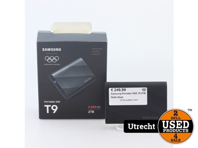 Samsung Portable SSD T9 2TB Nette Staat