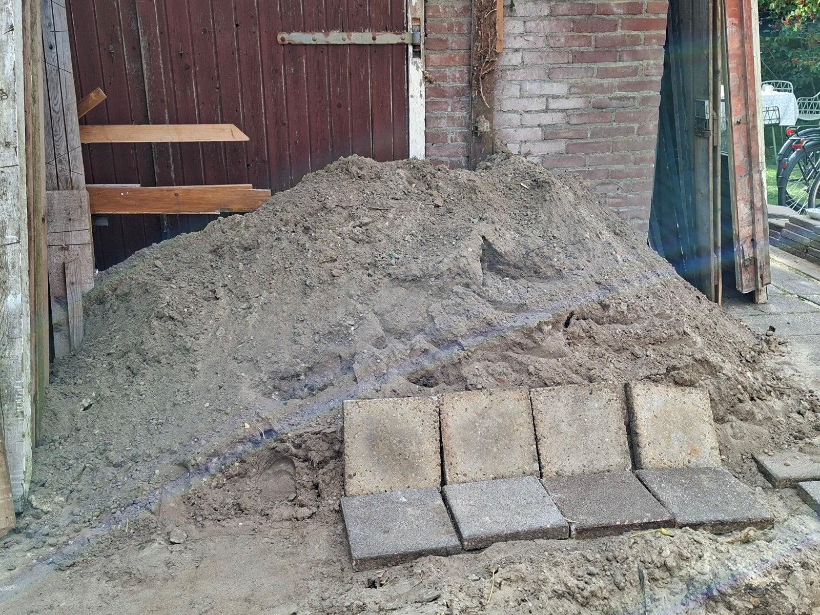 Zand, gratis op te halen, Ophalen, Ophoogzand