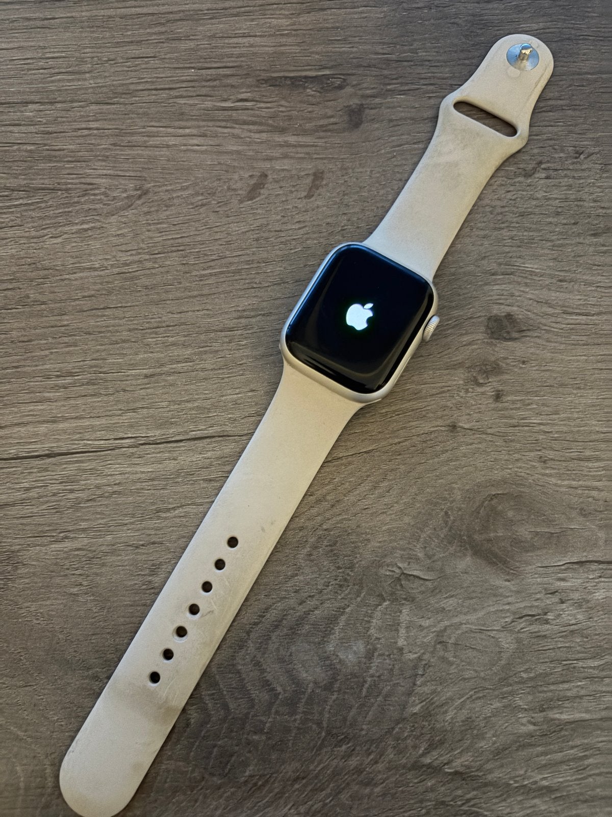 Apple Watch Series 7 41mm Starlight Sport Band, Overige merken, Overige materialen, Polshorloge, Kunststof