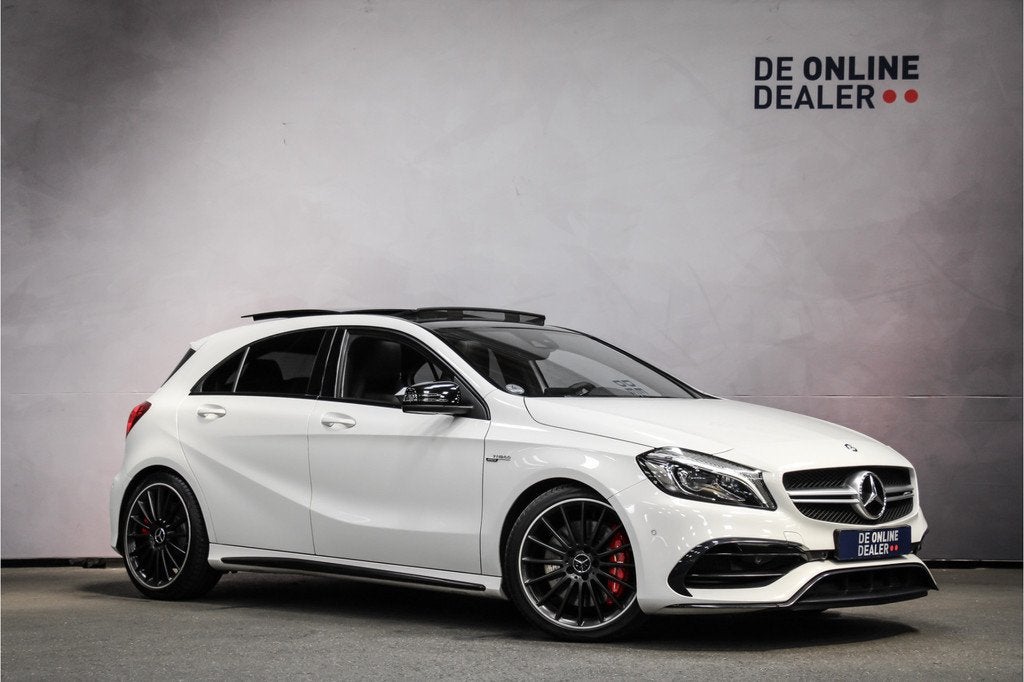 Mercedes-Benz A-Klasse 45 AMG 4MATIC |Pano|Memory|Leder|, Auto's, Automaat, Gebruikt, Euro 6, 4 cilinders