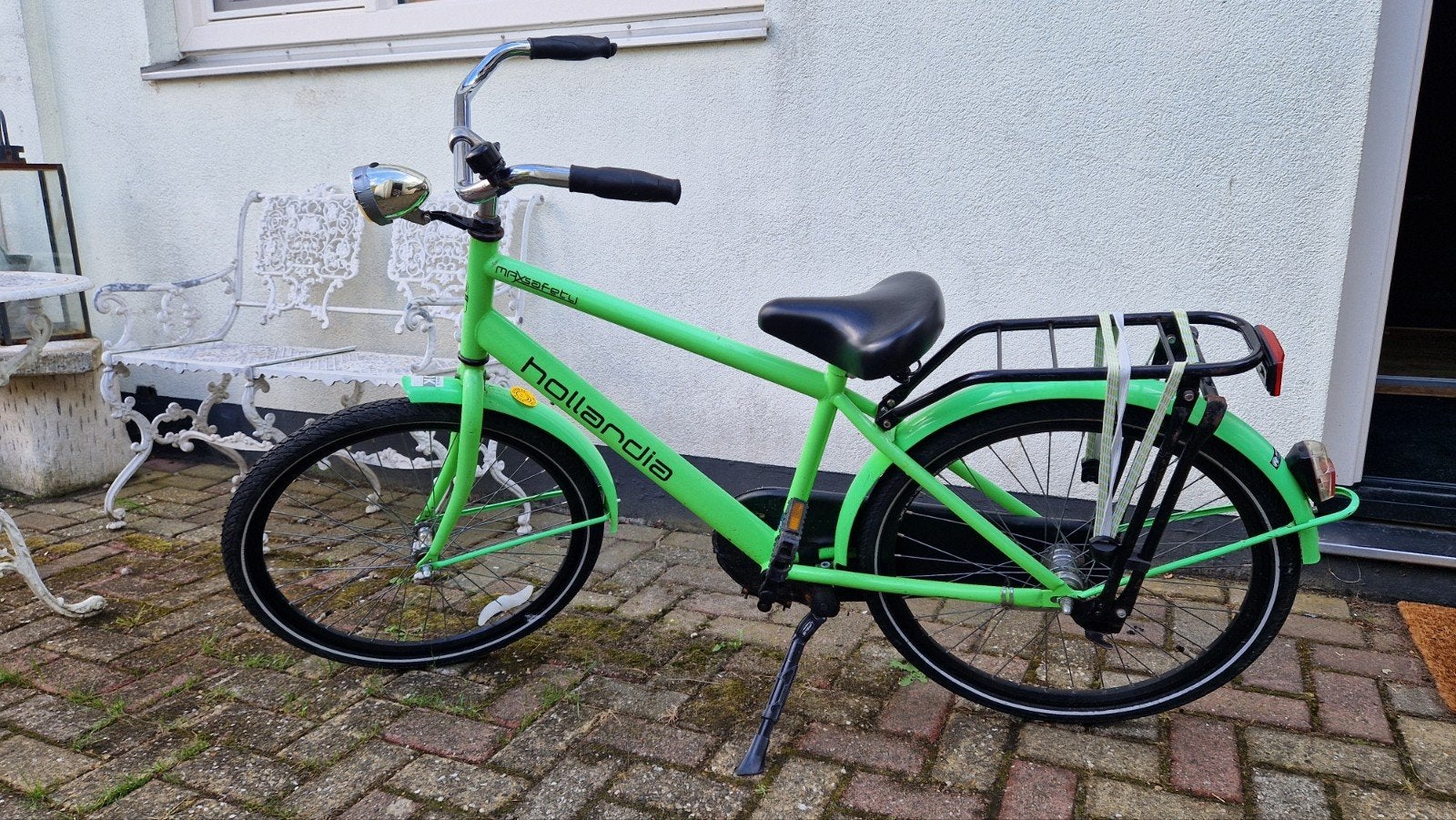 Hollandia Maxsafety glow in the dark fiets- 24 inch, Ophalen, Hollandia, Zo goed als nieuw, Terugtraprem